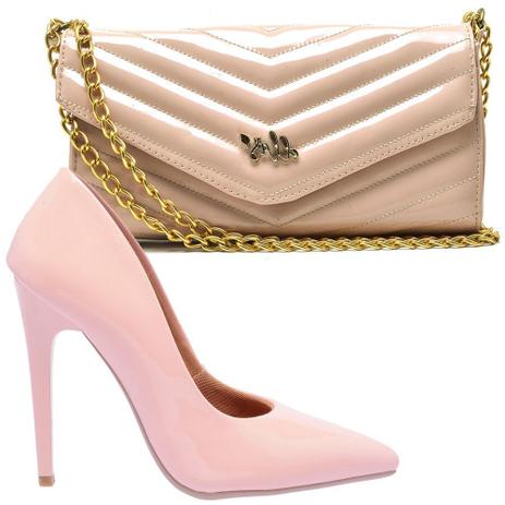 scarpin com corrente