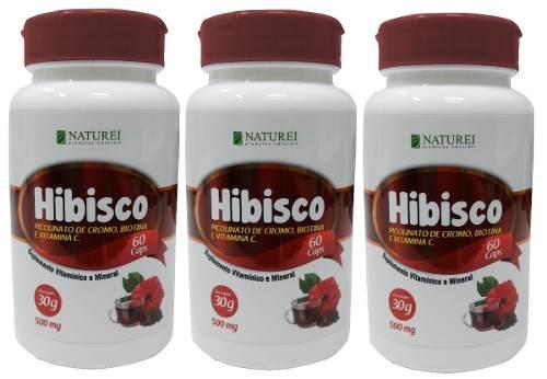 Kit Seca Barriga Hibisco 500mg 180 Cápsulas Natsu - Naturei produtos naturais Menor preço em Kit Seca Barriga Hibisco 500mg 180 Cápsulas Natsu - Naturei produtos naturais