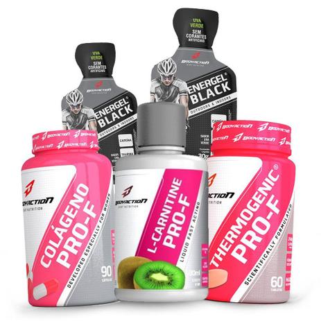Kit Seca Gordura da Barriga - Colágeno + L-carnitina + Termogenico - Body Action Menor preço em Kit Seca Gordura da Barriga - Colágeno + L-carnitina + Termogenico - Body Action