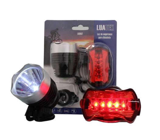 Kit Segurança Bike Bicicleta Farol Lanterna Led Luz 5 Led - Luatek é boa?