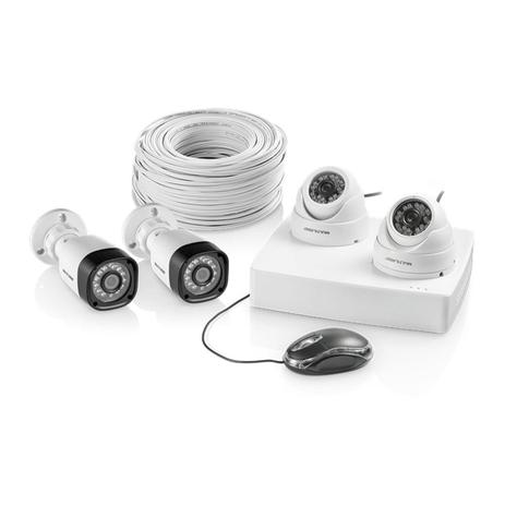 Kit Segurança dvr 4 canais + câmeras + cabo rf-4mm se118 Multilaser é boa?