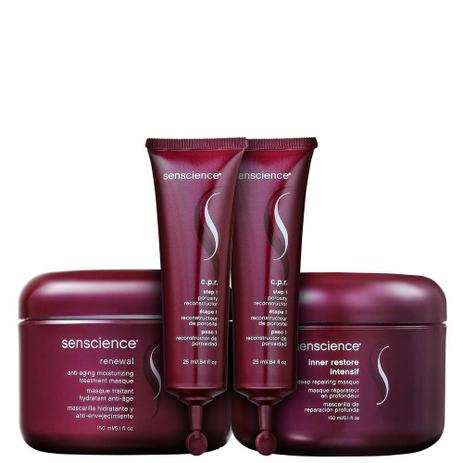 Kit Senscience Cronograma Capilar Completo (4 Produtos) Menor preço em Kit Senscience Cronograma Capilar Completo (4 Produtos)