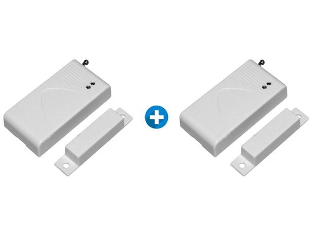 Kit Sensor de Abertura de Portas e Janelas - 2 Unidades Sem Fio ON Eletrônicos Menor preço em Kit Sensor de Abertura de Portas e Janelas - 2 Unidades Sem Fio ON Eletrônicos