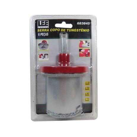 Kit Serra Copo 6 Peças De Tungstênio Para Alvenaria Madeira - Leetools Menor preço em Kit Serra Copo 6 Peças De Tungstênio Para Alvenaria Madeira - Leetools