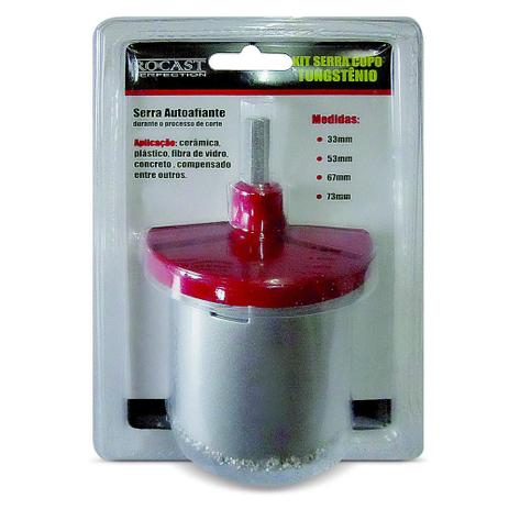 Kit Serra Copo Tungstênio 6 peças 33 a 73mm 97,0006 ROCAST Menor preço em Kit Serra Copo Tungstênio 6 peças 33 a 73mm 97,0006 ROCAST