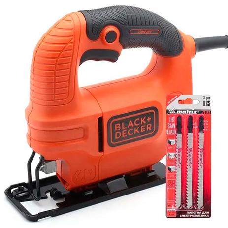 Kit Serra Tico-Tico- 420W KS501- BlackDecker + Lâminas para Serra Tico-Tico MTX Menor preço em Kit Serra Tico-Tico- 420W KS501- BlackDecker + Lâminas para Serra Tico-Tico MTX