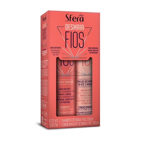 Kit Sfera Shampoo + Condicionador Desmaia Fios Antifrizz 300Ml - Nazca é boa?