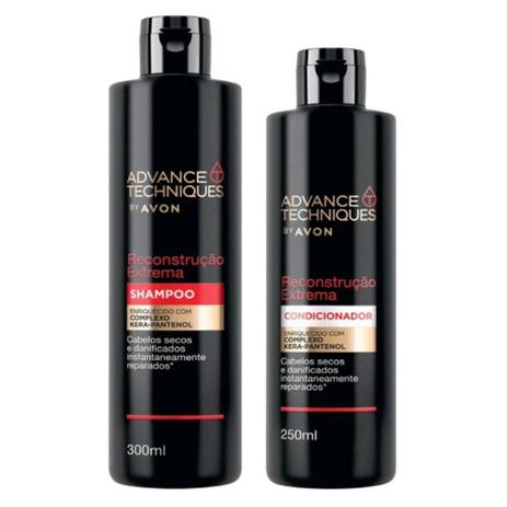 Kit Shampoo + Condicionador Advance Techniques- Avon Menor preço em Kit Shampoo + Condicionador Advance Techniques- Avon