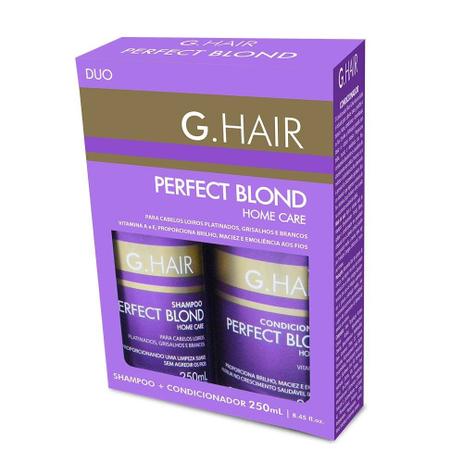 Kit Shampoo + Condicionador G.Hair Perfect Blond Menor preço em Kit Shampoo + Condicionador G.Hair Perfect Blond