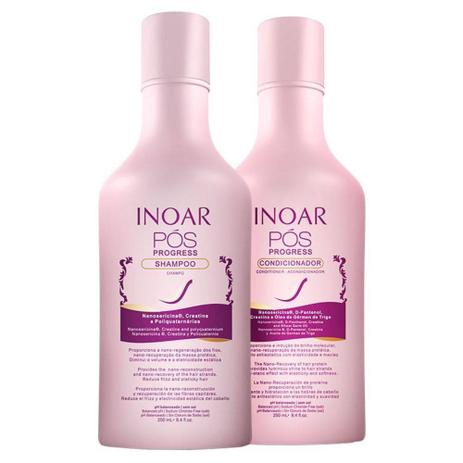 Kit Shampoo + Condicionador Inoar Duo Pos Progress 250ml Menor preço em Kit Shampoo + Condicionador Inoar Duo Pos Progress 250ml