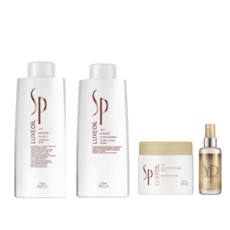 Kit Shampoo Condicionador Máscara e Óleo Wella SP Luxe Oil é boa?