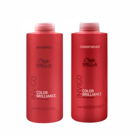 Kit Shampoo e Condicionador Collor Brilliance Invigo - Wella Menor preço em Kit Shampoo e Condicionador Collor Brilliance Invigo - Wella