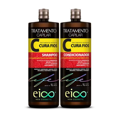 Kit Shampoo e Condicionador Cura Fios 1L - Eico é ruim? Kit Shampoo e Condicionador Cura Fios 1L - Eico é boa?