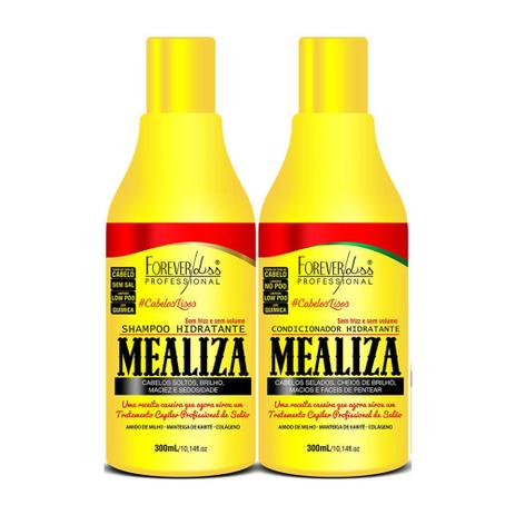 Kit Shampoo e Condicionador Hidratante MeAliza 300ml - Forever Liss Menor preço em Kit Shampoo e Condicionador Hidratante MeAliza 300ml - Forever Liss