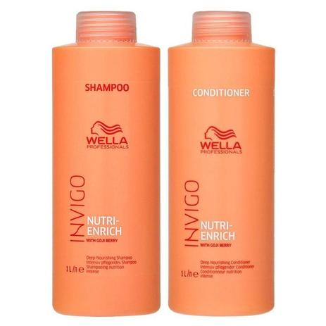 Kit Shampoo E Condicionador Wella Nutri Enrich Invigo Menor preço em Kit Shampoo E Condicionador Wella Nutri Enrich Invigo