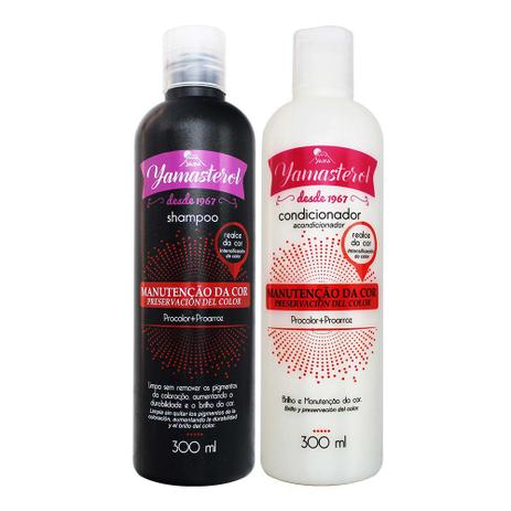 Kit Shampoo e Condicionador Yamasterol Manutenção da Cor 300ml - Yamá é boa?