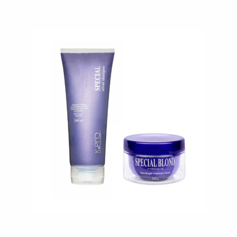 Kit Shampoo e Máscara K.PRO Special Blonde Menor preço em Kit Shampoo e Máscara K.PRO Special Blonde