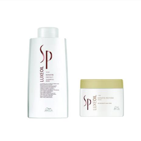 Kit Shampoo e Máscara Wella SP Luxe Oil Menor preço em Kit Shampoo e Máscara Wella SP Luxe Oil