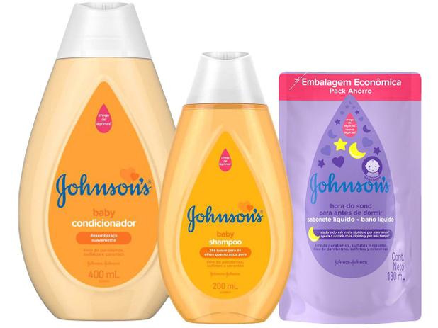 Kit Shampoo Gold 200ml e Condicionador Regular - 400ml Infantil Johnsons Baby + Sabonete Líquido Menor preço em Kit Shampoo Gold 200ml e Condicionador Regular - 400ml Infantil Johnsons Baby + Sabonete Líquido