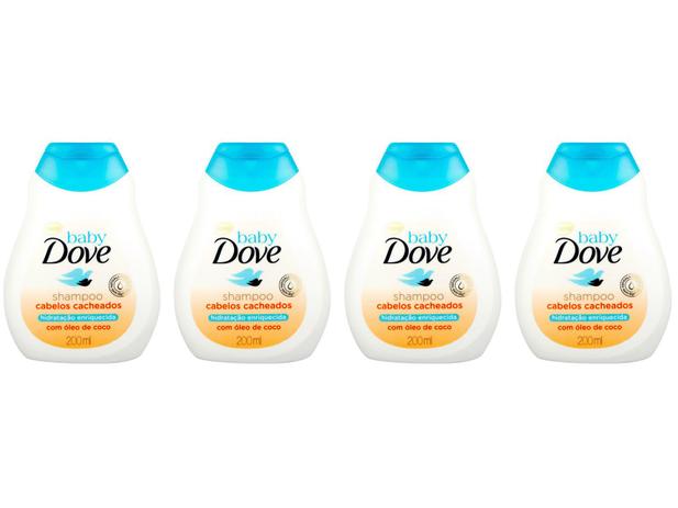 Kit Shampoo Infantil Baby Dove - Hidratação Enriquecida 200ml 4 Unidades Menor preço em Kit Shampoo Infantil Baby Dove - Hidratação Enriquecida 200ml 4 Unidades