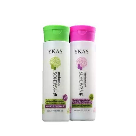 Kit Shampoo Low Poo, Condicionador No Poo Cachos Ykas Menor preço em Kit Shampoo Low Poo, Condicionador No Poo Cachos Ykas