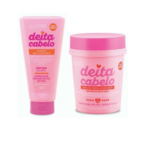 Kit Shampoo + Mascara Deita cabelo Muriel Menor preço em Kit Shampoo + Mascara Deita cabelo Muriel