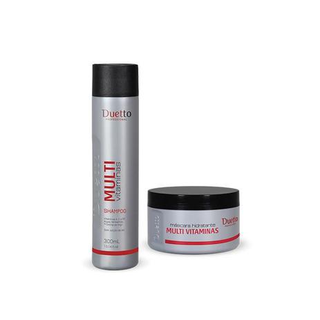 Kit Shampoo + Máscara Multi Vitaminas Duetto 280g é boa?