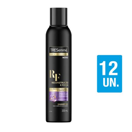 Kit Shampoo Tresseme Reconstrucao e Forca 200ml com 12UN - Tresemmé Menor preço em Kit Shampoo Tresseme Reconstrucao e Forca 200ml com 12UN - Tresemmé