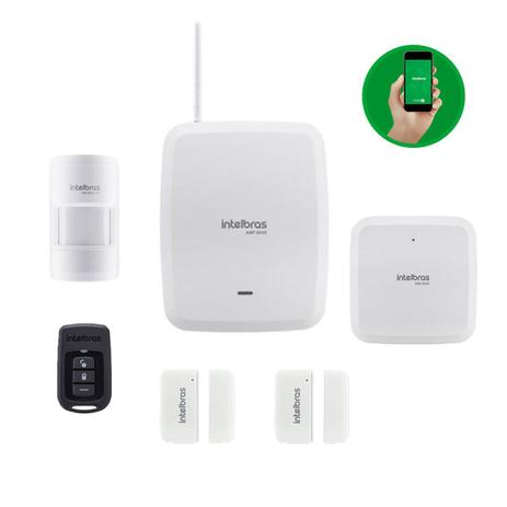 Kit Sistema de Alarme s/ Fio Contra Roubo AMT 8000 Slim - Intelbras Menor preço em Kit Sistema de Alarme s/ Fio Contra Roubo AMT 8000 Slim - Intelbras