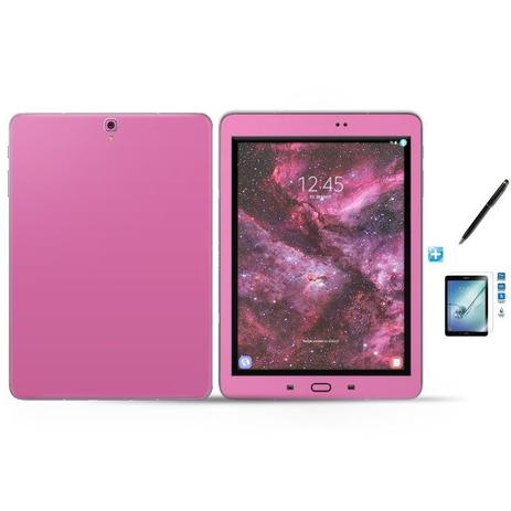 Kit Skin Adesivo Protetor Galaxy Tab S3 - T820/T825 / Caneta Touch + Pel Vidro (Rosa) - Skin t18 é ruim? Kit Skin Adesivo Protetor Galaxy Tab S3 - T820/T825 / Caneta Touch + Pel Vidro (Rosa) - Skin t18 é boa?