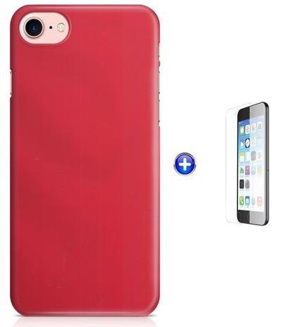 Kit Skin Adesivo Protetor iPhone 7 + Pel Vidro (Vermelho) - Bd cases é boa?