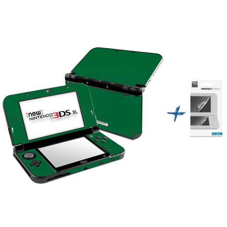Kit Skin Adesivo Protetor New Nintendo 3DS XL+ Películas (Verde) - Bd cases é boa?