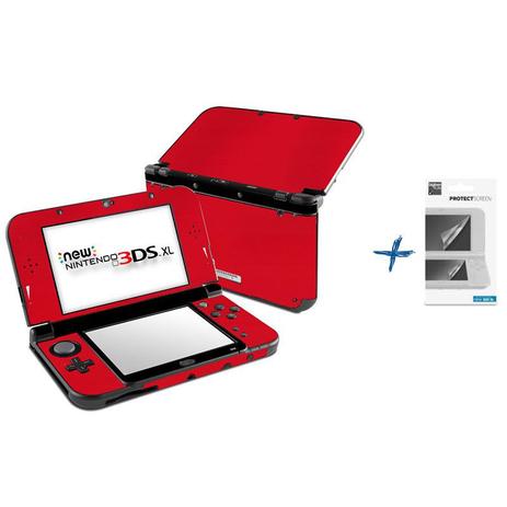 Kit Skin Adesivo Protetor New Nintendo 3DS XL+ Películas (Vermelho) - Bd cases é boa?