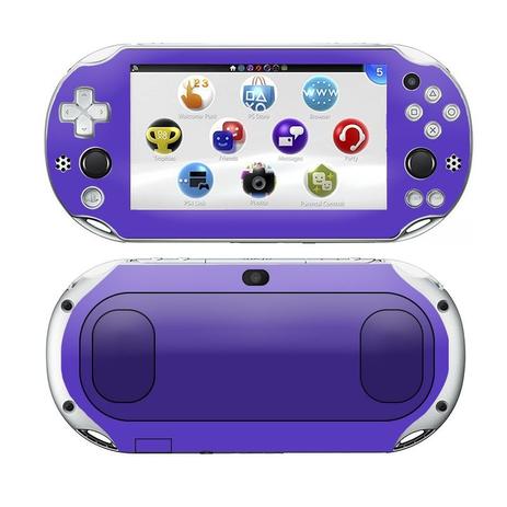 Kit Skin Adesivo Protetor PS VITA Playstation 2000 Slim (Roxo) - Bd cases Menor preço em Kit Skin Adesivo Protetor PS VITA Playstation 2000 Slim (Roxo) - Bd cases