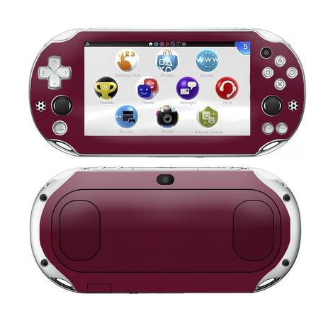 Kit Skin Adesivo Protetor PS VITA Playstation 2000 Slim (Vinho) - Bd cases é boa?