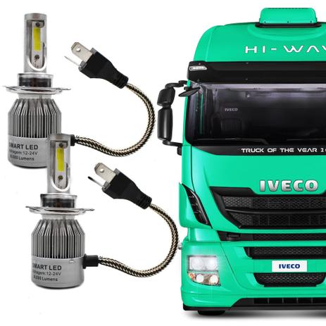 Kit Smart Led Caminhão Van H4 8000 Lumens Lâmpadas Bivolt - Tay tech Menor preço em Kit Smart Led Caminhão Van H4 8000 Lumens Lâmpadas Bivolt - Tay tech