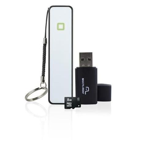 Kit Smartphone: Power Bank + Pendrive + Cartão de Memória Classe 4 8GB - MC200 - Multilaser