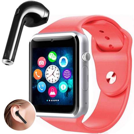 relogio celular rosa