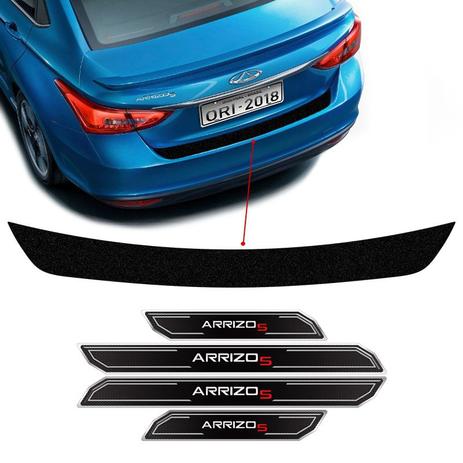 Kit Soleira Arrizo 5 Chery + Adesivo Protetor Porta-Malas - Sportinox Menor preço em Kit Soleira Arrizo 5 Chery + Adesivo Protetor Porta-Malas - Sportinox