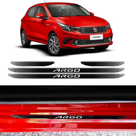 Kit Soleira Da Porta Fiat Argo 2018/2019 Cromado Resinado - Sportinox Menor preço em Kit Soleira Da Porta Fiat Argo 2018/2019 Cromado Resinado - Sportinox