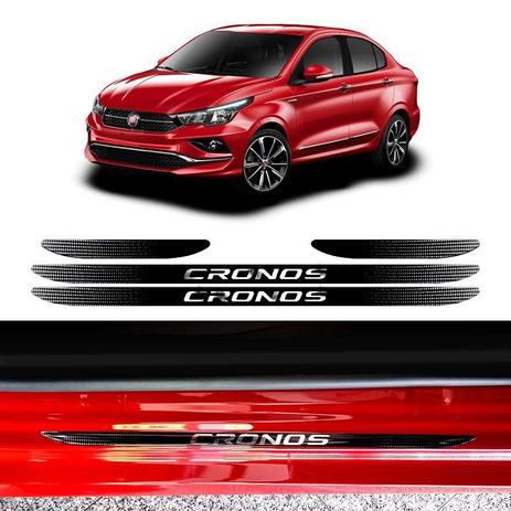 Kit Soleira Da Porta Fiat Cronos Adesivo Resinado Cromado - Sportinox Menor preço em Kit Soleira Da Porta Fiat Cronos Adesivo Resinado Cromado - Sportinox