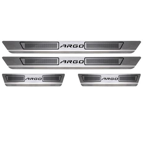 Kit Soleira de Porta em Aço Inox Fiat Argo Sofisti-Car 4 Peças - Sofisticar Menor preço em Kit Soleira de Porta em Aço Inox Fiat Argo Sofisti-Car 4 Peças - Sofisticar