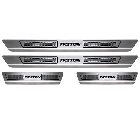 Kit Soleira de Porta em Aço Inox Mitsubishi L200 Triton Sofisti-Car 4 Peças - Sofisticar Menor preço em Kit Soleira de Porta em Aço Inox Mitsubishi L200 Triton Sofisti-Car 4 Peças - Sofisticar
