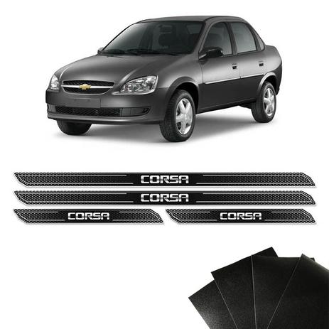 Kit Soleira Diamante Corsa Hatch Sedan Com Protetor De Porta - Sportinox Menor preço em Kit Soleira Diamante Corsa Hatch Sedan Com Protetor De Porta - Sportinox