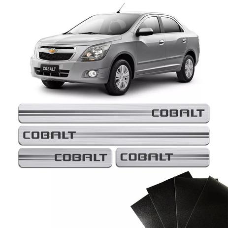Kit Soleira Escovada Cobalt 2012/2019 Com Protetor de Porta - Sportinox Menor preço em Kit Soleira Escovada Cobalt 2012/2019 Com Protetor de Porta - Sportinox