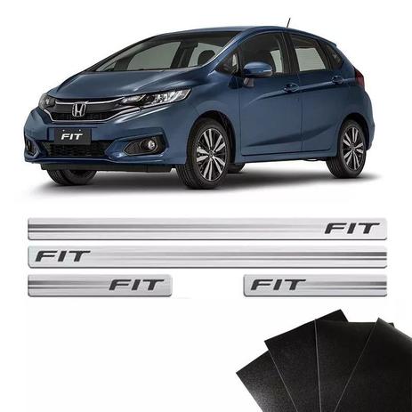 Kit Soleira Escovada Fit 15 16 17 2018 Com Protetor De Porta - Sportinox Menor preço em Kit Soleira Escovada Fit 15 16 17 2018 Com Protetor De Porta - Sportinox