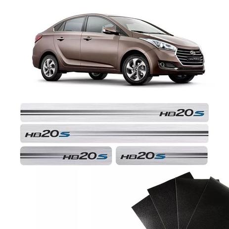 Kit Soleira Escovada Hb20s Sedan 2014/19 E Protetor de Porta - Sportinox Menor preço em Kit Soleira Escovada Hb20s Sedan 2014/19 E Protetor de Porta - Sportinox