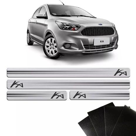 Kit Soleira Escovada Ka Novo Hatch Sedan E Protetor De Porta - Sportinox Menor preço em Kit Soleira Escovada Ka Novo Hatch Sedan E Protetor De Porta - Sportinox