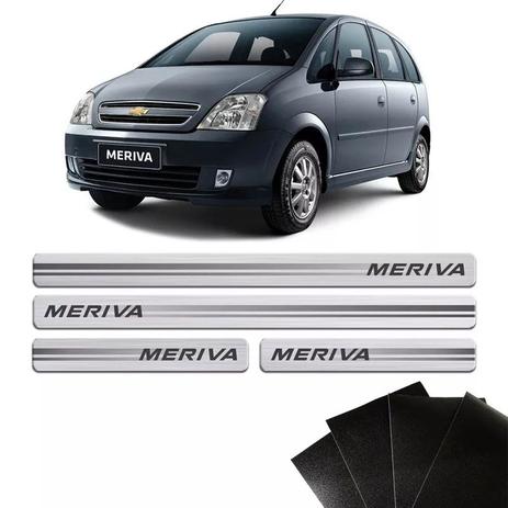 Kit Soleira Escovada Meriva 2003/2012 Com Protetor De Porta - Sportinox Menor preço em Kit Soleira Escovada Meriva 2003/2012 Com Protetor De Porta - Sportinox