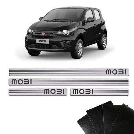 Kit Soleira Escovada Mobi 2017 A 2019 Com Protetor De Porta - Sportinox Menor preço em Kit Soleira Escovada Mobi 2017 A 2019 Com Protetor De Porta - Sportinox